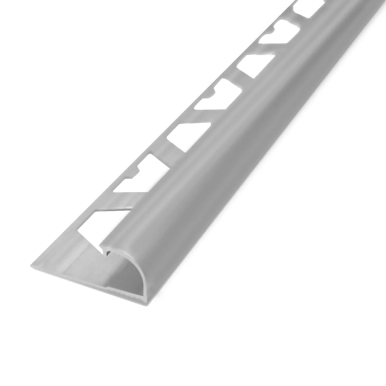 Guardacanto Bullnose Cromo Mate 10 mm x 10 mm x 2,5 m