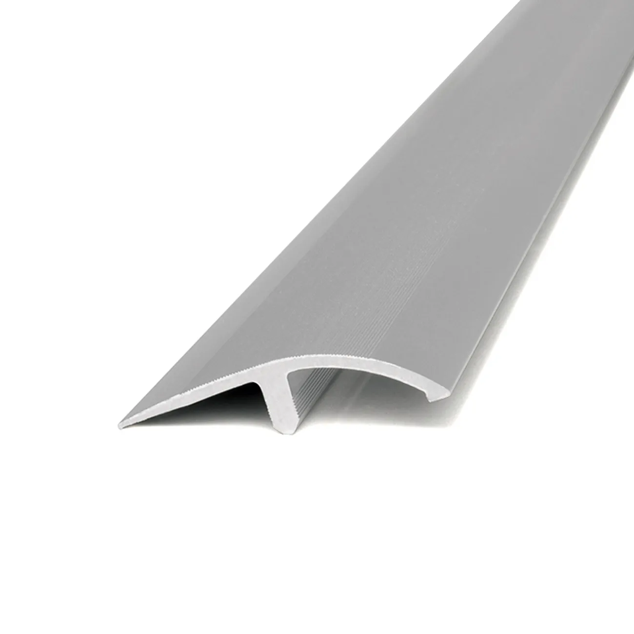 Tapadesnivel Alum plomo mate (41mm x 1m) - ATRIM 2397
