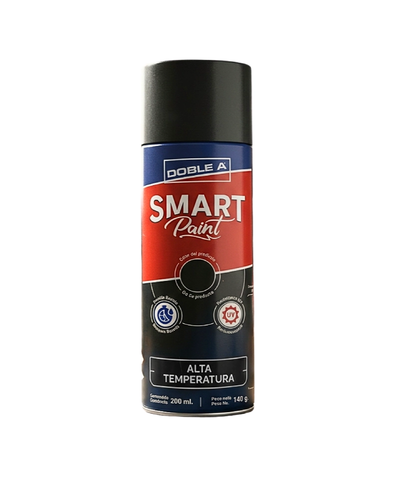 Pintura Aerosol Smart Paint AA 350 ml Alta Temperatura Negro