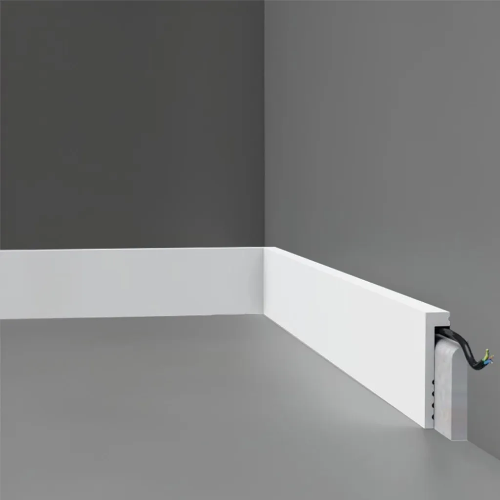Zócalo Resistente al Agua Cover Blanco 100 x 22mm x 2400mm - Imagen 4