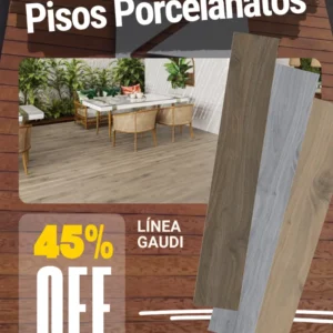 Porcelanatos Línea Gaudi en Promoción