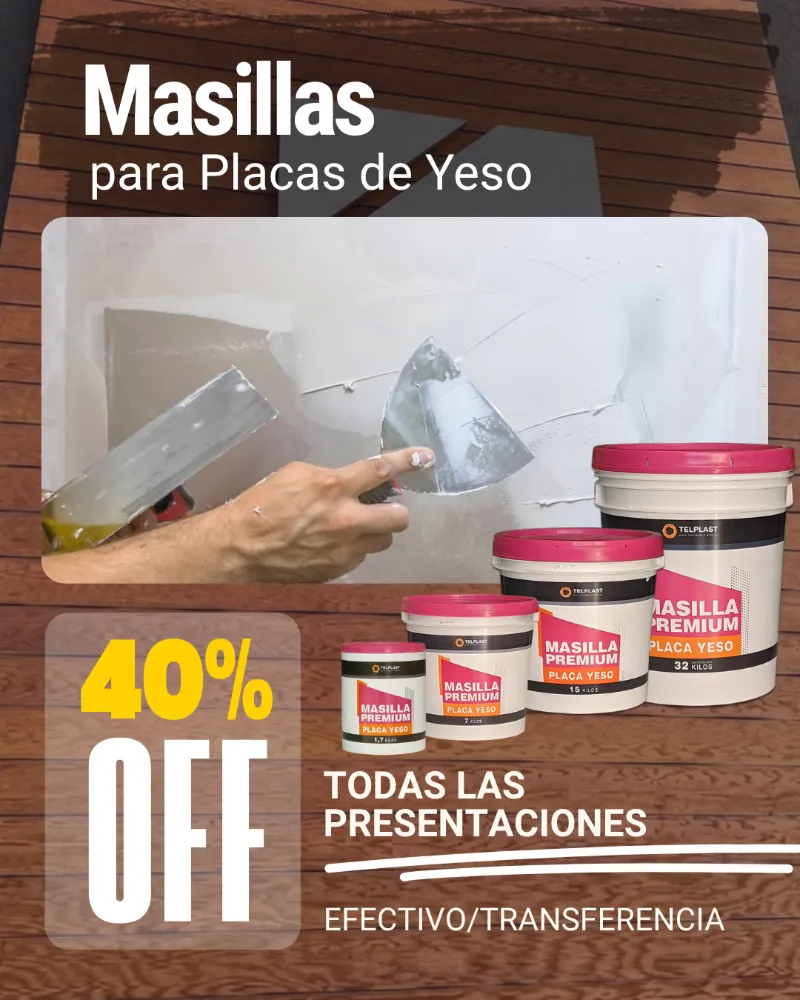 Promo de Masilla p/ Yeso Finish Premium
