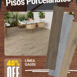 Porcelanatos Línea Gaudi en Promoción