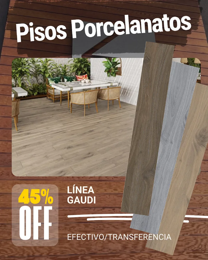 Porcelanatos Línea Gaudi en Promoción