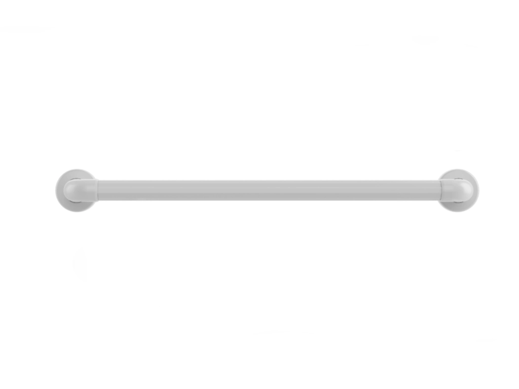 Barra de apoyo en PVC TEC 530 60cm Blanca