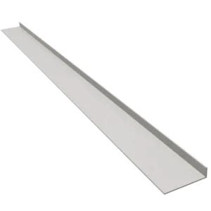 Perfil L de PVC TEC 474 40x10x1mm de 2,7mts Blanco