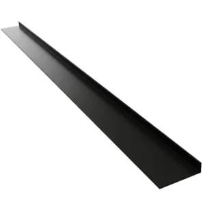 Perfil L de PVC TEC 474 40x10x1mm de 2,7mts Negro