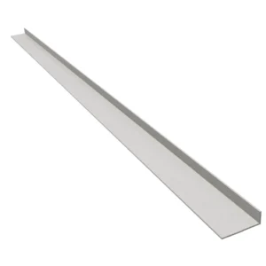 Perfil L de PVC TEC 473 20x10x1mm de 2,7mts Blanco