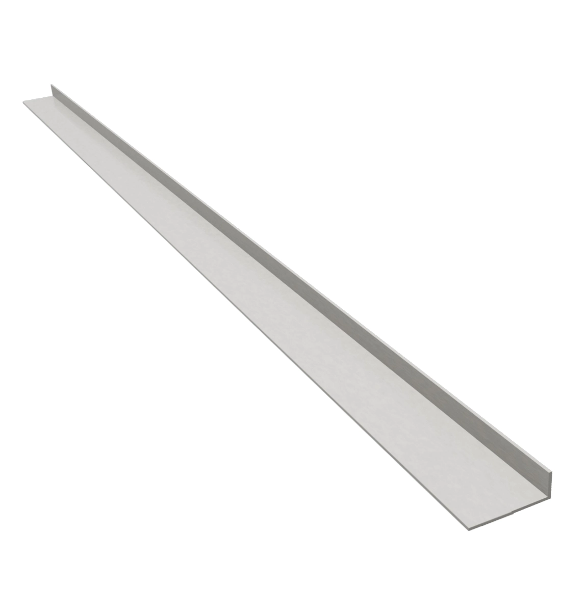 Perfil L de PVC TEC 473 20x10x1mm de 2,7mts Blanco