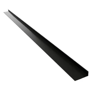 Perfil L de PVC TEC 473 20x10x1mm de 2,7mts Negro