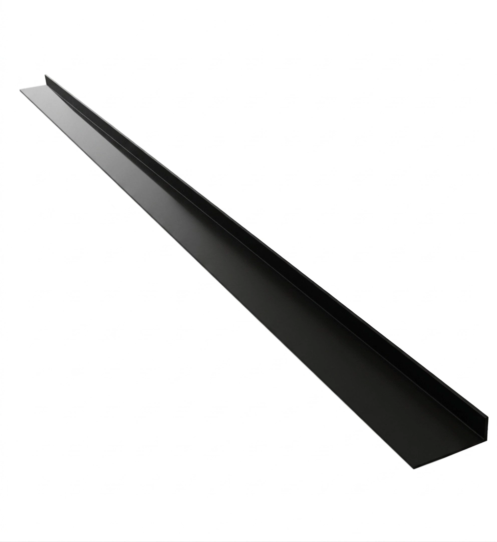 Perfil L de PVC TEC 473 20x10x1mm de 2,7mts Negro
