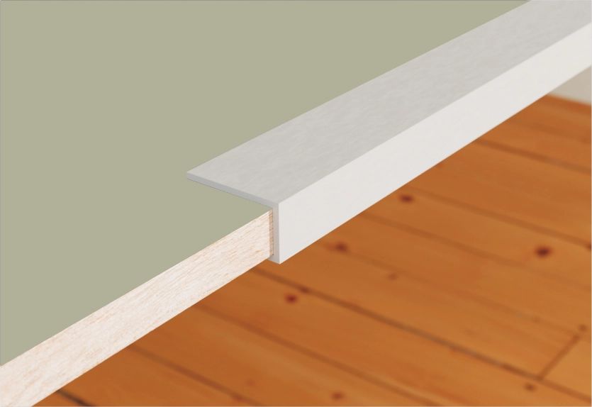 Perfil U de PVC TEC 476 18x10x1mm de 2,7mts Blanco - Imagen 2