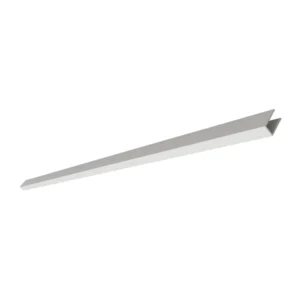 Perfil U de PVC TEC 476 18x10x1mm de 2,7mts Blanco