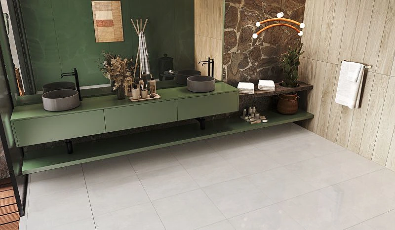 Porcelanato Nube Marfil Satinado 20x120cm - Imagen 2